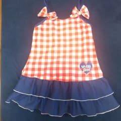 ジェニィ 150  ワンピース 水着  チェックのサムネイル
