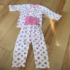 パジャマ 女の子 90 美品　半袖にもなる！のサムネイル