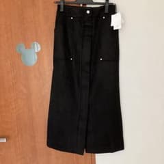 RADIATE ヤマダヤ　LASUD 黒 スエード風 タイトロングスカート RADIATE ヤマダヤ LASUD 黒 スエード風 タイトロングスカート - メルカリ