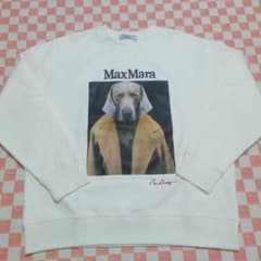 MaxMara 犬プリント 長袖スウェット M - メルカリ