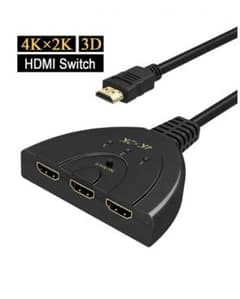 【未使用品】HDMI切替器 3入力1出力4K /1080p/3D対応のサムネイル