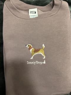 Saucy Dog 犬刺繍 わんこスウェット - メルカリ