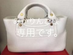 ★専用★セリーヌ ブキーバック オフホワイト本革ハンドバックのサムネイル