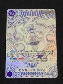 ニカ ルフィ 3周年スペシャルカード 銀背景 神速の拳 ワンピースカードのサムネイル