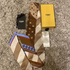FENDI シルクスカーフ 120cm x 5cm - メルカリ