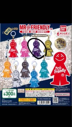 Mr. Friendly めじるし パープルキーホルダーのサムネイル
