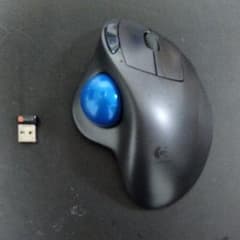 【値下げ】Logicool M570　ワイヤレス　トラックボールマウスのサムネイル