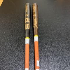 硬式野球木製バット新品2本セットのサムネイル