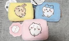 Chiikawa Fluffy Mini Pouch 3-Piece Set