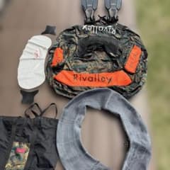 【Rivalley リバレイ】フローターカモ柄 付属品あり 空気漏れなしのサムネイル