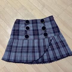 Y2K 平成ギャルEGOIST チェック柄プリーツスカート グレー系 gossip!ロサンゼルス スカート Y2K チェック柄 プリーツミニスカート