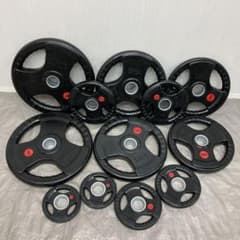 ☆125kgセット 8枚 オリンピックプレート バーベルプレート 50mm