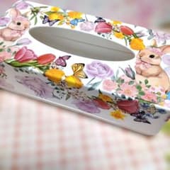 デコパージュ 普通サイズティッシュボックス 春〜✿ - メルカリ