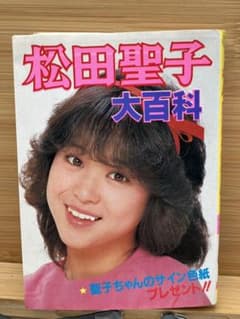 松田聖子 大百科 当時物 希少本 ポスター - メルカリ