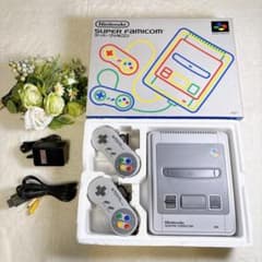 動作確認清掃済み箱付きスーパーファミコン本体セット068SHVC-001