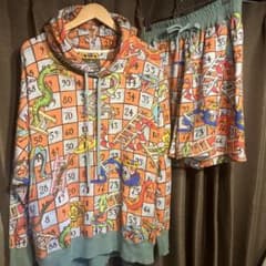 ヴィヴィアンウエストウッドマン 蛇 セットアップ パーカー ハーフ 
