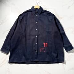 米津玄師愛用 極美品 ラフシモンズ オーバーサイズ デニム シャツ