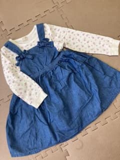 clear様専用＊プティマイン　ワンピース、ユニクロレギンスセットのサムネイル