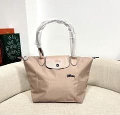 新品タグ付 ロンシャン プリアージュ トート M ベージュピンク