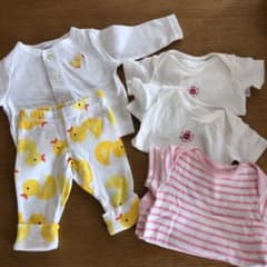 ロンパース 女の子 長袖 秋冬物 ベビー 50〜60のサムネイル