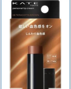 KATE ケイト　パーソナルリップクリーム　08 テラコッタブラウンのサムネイル