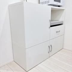 IKEA イケア ベストー 食器棚 ローボード カップボード 収納 引き出し 白 IKEA イケア ベストー 食器棚 ローボード カップボード 収納