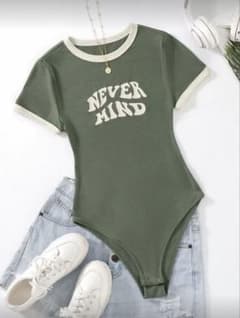 アーミーグリーン NEVER MIND ボディスーツのサムネイル