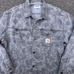 KEIJU着用！Carhartt カモフラージュデニムジャケット Lサイズ - メルカリ