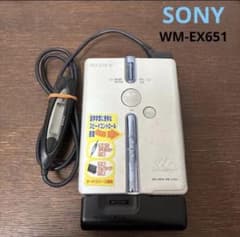SONY WM-EX651 カセットプレーヤー 動作未確認 SONY WM-EX651 ソニー ポータブルカセットプレーヤー リモコン付き