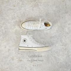 CONVERSE CT70 ホワイトレザー US7 チャック70 2019 - メルカリ