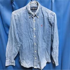 83☆さん取り置き Polo Ralph Lauren デニムシャツ サイズ16のサムネイル