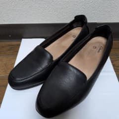Clarks Unstructured ローファー ブラックのサムネイル