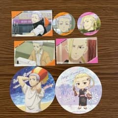 東京リベンジャーズ　三ツ谷、ドラケン　シール&コースターセットのサムネイル