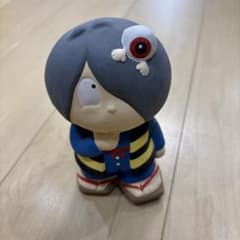 게게게의 키타로 메구미 아버지 도기 저금통 피규어