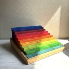 グリムス にじのカウンティングブロック 小 grimms 積み木 虹 - メルカリ