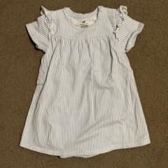 H&M ストライプ ロンパース 70-80