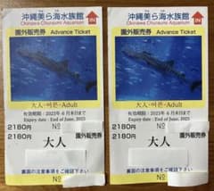 美ら海水族館　チケット　園外販売券　沖縄のサムネイル