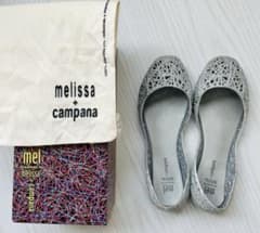melissa×campana メリッサ　シルバーサEU34/35 22cm前後のサムネイル