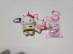 ハローキティ マスコット ストラップ 3点セット - メルカリ