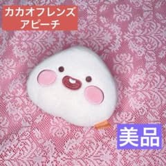 미품 카카오렌즈 아피치 봉제 인형 복숭아 인기 장식 한국