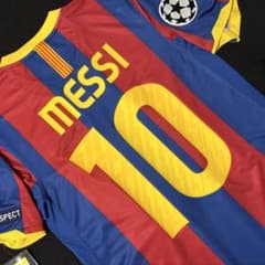 正規品　メッシ　バルセロナ　チャンピオンズリーグ決勝　2010-11ユニフォーム 正規品 メッシ バルセロナ チャンピオンズリーグ決勝 2010-11