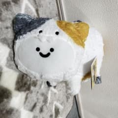 [연휴 한정 가격 인하] 문구와 함께 고양이 가득 BIG 봉제 장난감 약 25cm