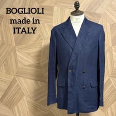 美品】BOGLIOLI DOVER リネンダブル4Bメタルボタンジャケット - メルカリ