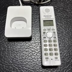 【美品】Panasonic（パナソニック）KX-PK26W電話機(子機)充電器付のサムネイル