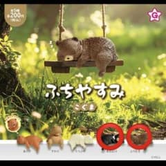 ふちやすみこぐま　あおむけ　ふりむき2点セットのサムネイル