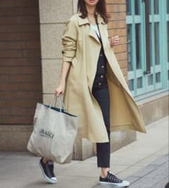 23区　ライト トレンチコート　2023SS　大きいサイズ　44 定価5万 23区 ライト トレンチコート 2023SS 大きいサイズ 44 定価5万 - メルカリ