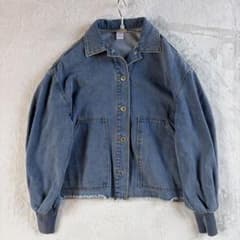 【ビアズリー】FRIPIER パフ袖カバーオールデニムジャケット/良品 美品】BEARDSLEY FRIPIER パフ袖カバーオールデニムジャケット - メルカリ