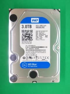 3TB WD Blue 使用時間少 WD30EZRZ - メルカリ