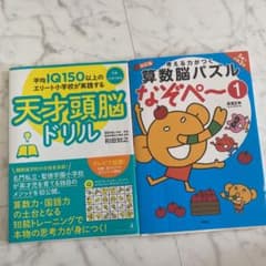 天才頭脳ドリル 年長~小学2年生」考える力がつく算数脳パズルなぞペー1のサムネイル