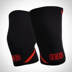 SBD 膝サポーター 黒/赤　ニースリーブ　2013 5XLのサムネイル